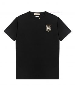 ️BURBERRY~2025 New Spring/Summer Silk Cotton Short Sleeves 270g New Burberry New Edition Zhangz vmop16nx