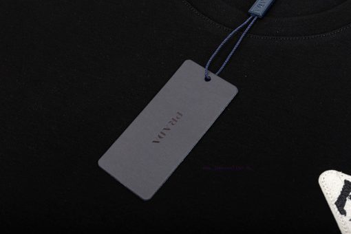 ️PRADA~2025 New Spring/Summer Silk Cotton Short Sleeves 270g On New Prada New Edition Zhangzi E hdqeysbd - Image 5