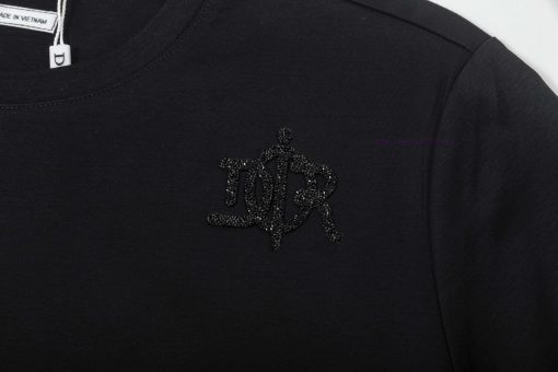 ️Dior~2025 New Spring/summer 200g Silk Cotton Short Sleeved T-shirt With Simple Letter Design C 1wdnxt6v - Image 6