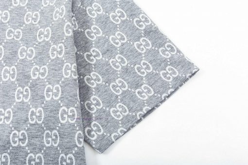 ️GUCCI 2022 Spring/Summer Official Website Synchronized New T-shirt Double G Full Body Printed nuaby732 - Image 6