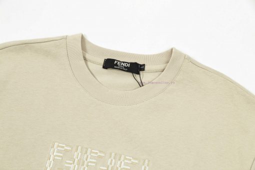 ️FENDI 2025 Spring/Summer Official Website Synchronized New T-shirt Made Of 250g Pure Cotton Fa fr2xa5rp - Image 4