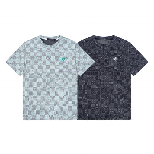 ️LV Louis Vuitton's Spring/Summer 2025 Official Website Synchronized New T-shirt Full Of Checke 6cw2jl2s - Image 10