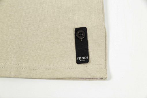 ️FENDI 2025 Spring/Summer Official Website Synchronized New T-shirt Made Of 250g Pure Cotton Fa fr2xa5rp - Image 7