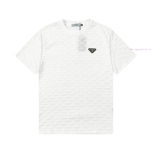 ️PRADA ∽ 2025 Spring/Summer Official Website Synchronized New T-shirt Classic Old Flower Jacqua vl573atk - Image 2