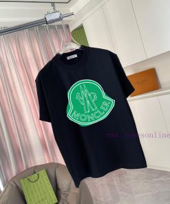 Moncler Mouth Mask 2025 Summer New Personalized Logo Printed Custom Fabric 300 Short Sleeve T-s 8f501kbj