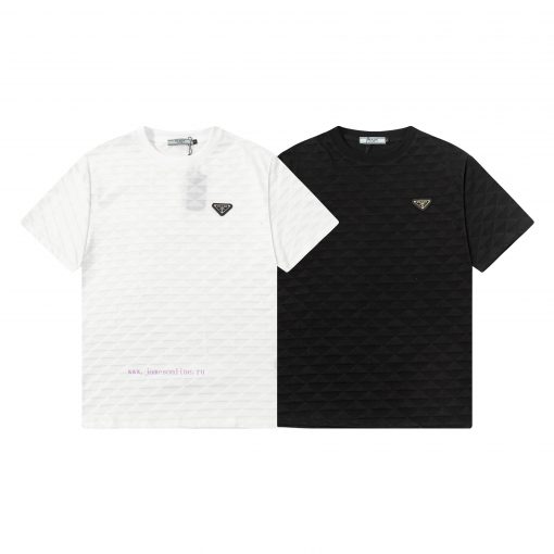 ️PRADA ∽ 2025 Spring/Summer Official Website Synchronized New T-shirt Classic Old Flower Jacqua vl573atk - Image 10