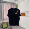 Chanel CHANEL 2025 Spring/Summer New Collection Double C Letter Logo Printed Short Sleeve T-shi 8knm719q