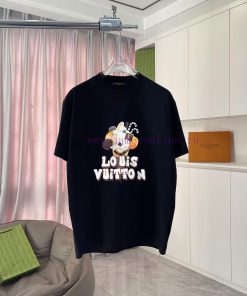 LV Louis Vuitton 2025 Spring/Summer New Personalized Letter Logo Printed Custom Fabric 300g Sho tdjy0rct