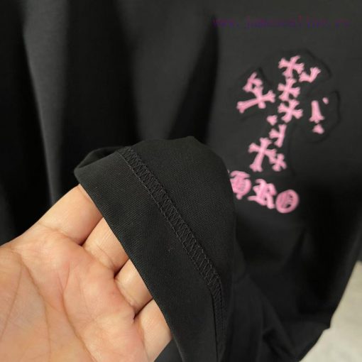 CH Kro * 2025 Spring/Summer New Collection Sanskrit Horseshoe Cross Laser Paste Embroidered Sho 3cy7fofv - Image 7