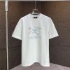P ARC * Bird*2025 Spring/Summer New Short Sleeved T-shirtHeavy Duty Pure Cotton Letter Pattern apkr6hhc