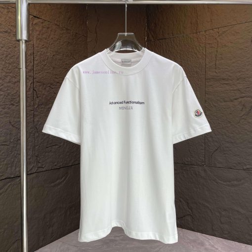 P MONCL * Mask Mouth*2025 Spring/Summer New Short Sleeved T-shirtHeavy Duty Pure Cotton Small L 5edkdu28