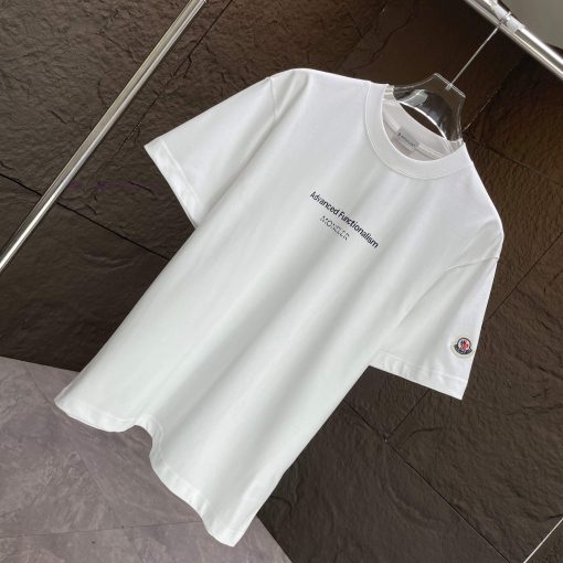 P MONCL * Mask Mouth*2025 Spring/Summer New Short Sleeved T-shirtHeavy Duty Pure Cotton Small L 5edkdu28 - Image 3