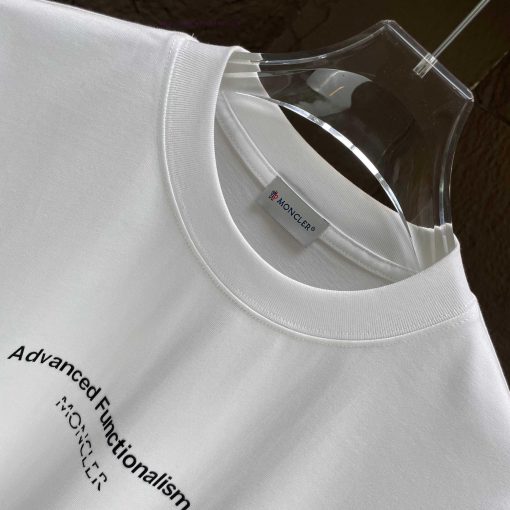 P MONCL * Mask Mouth*2025 Spring/Summer New Short Sleeved T-shirtHeavy Duty Pure Cotton Small L 5edkdu28 - Image 4