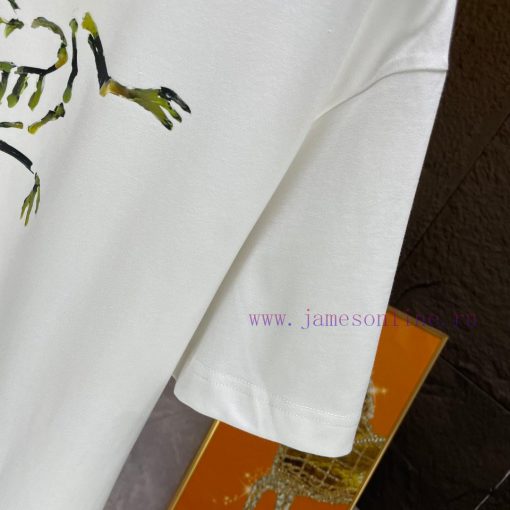 P ARC * Bird*2025 Spring/Summer New Short Sleeved T-shirtHeavy Duty Pure Cotton Letter Pattern 0whfvu7f - Image 5