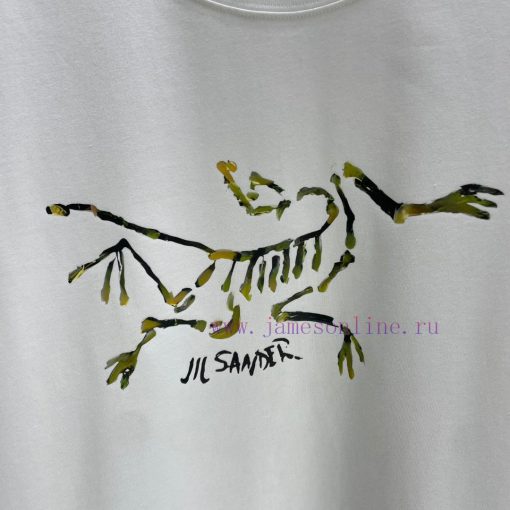 P ARC * Bird*2025 Spring/Summer New Short Sleeved T-shirtHeavy Duty Pure Cotton Letter Pattern 0whfvu7f - Image 6