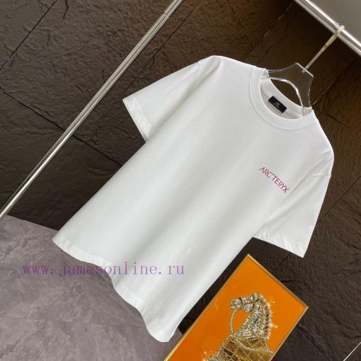 P ARC * Archaeopteryx*2025 Spring/Summer New Short Sleeved T-shirtHeavy Duty Pure Cotton Letter l02ed9of - Image 3