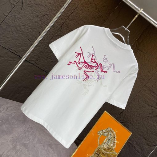 P ARC * Archaeopteryx*2025 Spring/Summer New Short Sleeved T-shirtHeavy Duty Pure Cotton Letter l02ed9of - Image 8