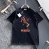 Hermes 2025 Printed Short Sleeve High Quality Original Short Sleeve Imported Fabric With Top Ma j0fe7cns
