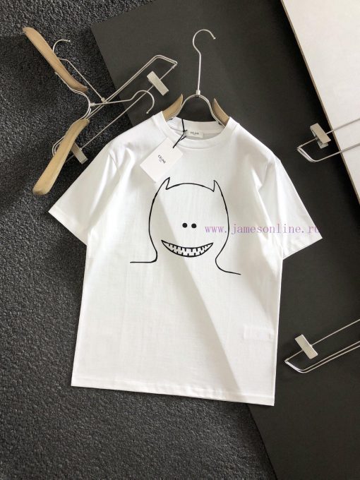 CELINE 2025 Printed Short Sleeve High Quality Original Short Sleeve Imported Fabric With Top Ma ndltuhi4 - Image 3