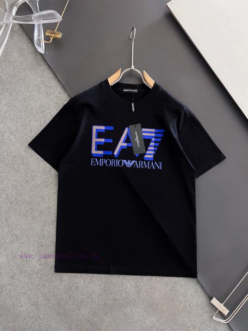 ARMANI 2025 Printed Short Sleeve High Quality Original Short Sleeve Imported Fabric With Top Ma fs3y82h8 - Image 8