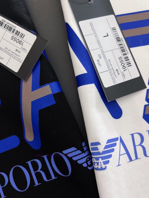 ARMANI 2025 Printed Short Sleeve High Quality Original Short Sleeve Imported Fabric With Top Ma fs3y82h8 - Image 9