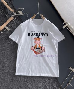 Burberry 2025 Printed Short Sleeve High Quality Original Short Sleeve Imported Fabric With Top fpmx6ef9