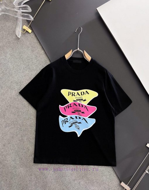 PRADA 2025 Printed Short Sleeve High Quality Original Short Sleeve Imported Fabric With Top Man vmrq4bfg - Image 2
