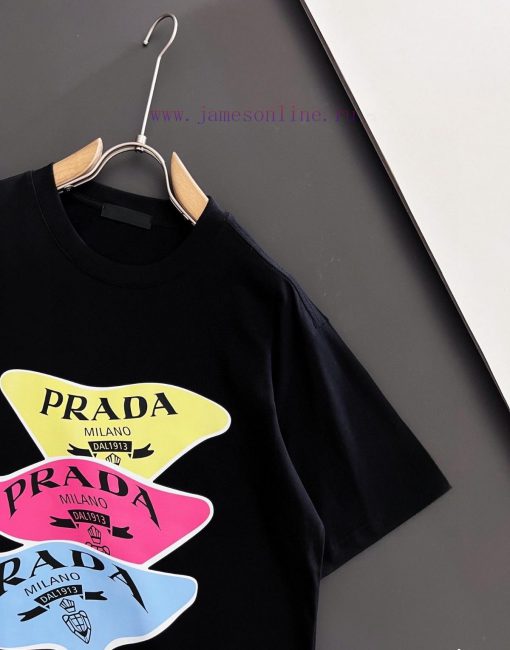 PRADA 2025 Printed Short Sleeve High Quality Original Short Sleeve Imported Fabric With Top Man vmrq4bfg - Image 3