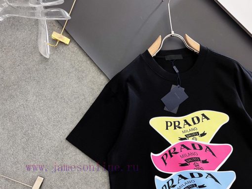 PRADA 2025 Printed Short Sleeve High Quality Original Short Sleeve Imported Fabric With Top Man vmrq4bfg - Image 4
