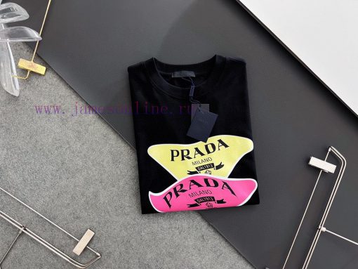 PRADA 2025 Printed Short Sleeve High Quality Original Short Sleeve Imported Fabric With Top Man vmrq4bfg - Image 7