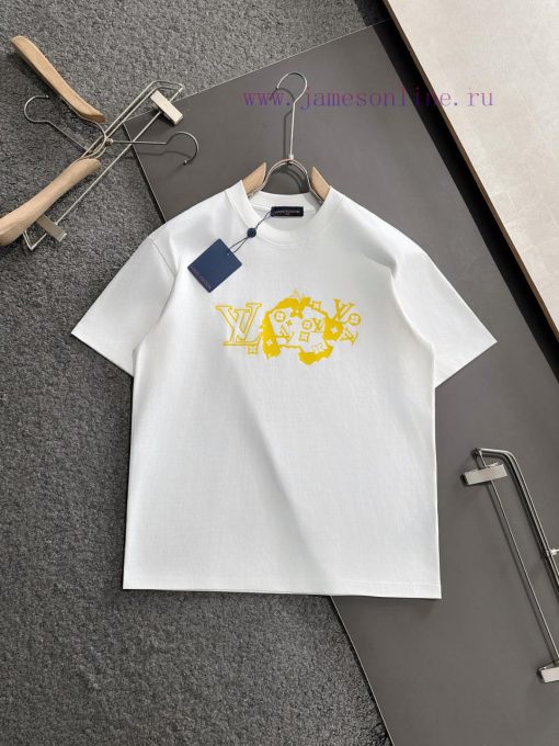 Louis Vuitton 2025SS Spring/Summer Round Neck Fashion Short Sleeve T-shirt Synchronized With Th lul66ts6