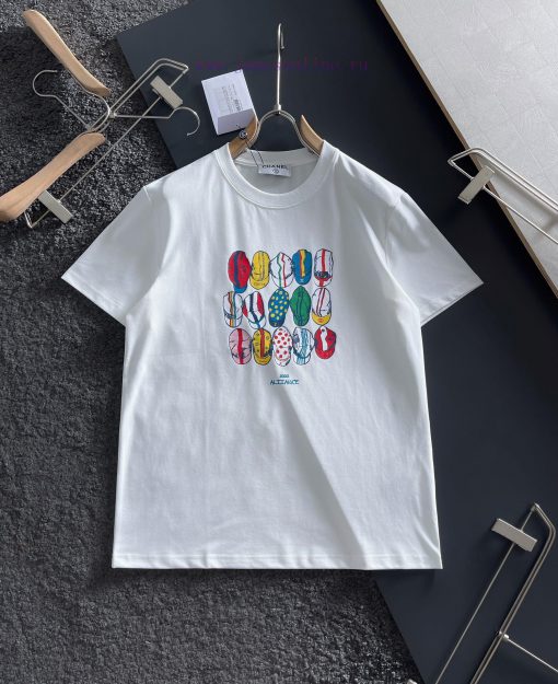 Chanel 2025 Printed Short Sleeve High Quality Original Short Sleeve Imported Fabric With Top Ma bpx54o8a - Image 2