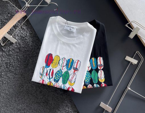 Chanel 2025 Printed Short Sleeve High Quality Original Short Sleeve Imported Fabric With Top Ma bpx54o8a - Image 3