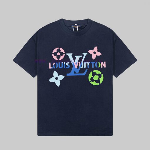 LOUIS VUITTON Louis Vuitton 23ss Color Gradient Graffiti Pattern Logo Printed Gold Classic Shor vt2gdx9s