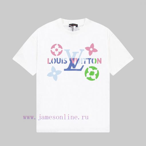 LOUIS VUITTON Louis Vuitton 23ss Color Gradient Graffiti Pattern Logo Printed Gold Classic Shor 9qipjf2r - Image 2