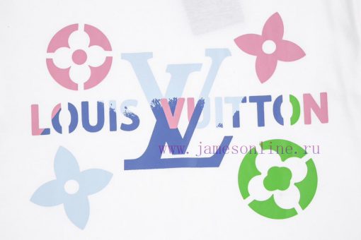 LOUIS VUITTON Louis Vuitton 23ss Color Gradient Graffiti Pattern Logo Printed Gold Classic Shor 9qipjf2r - Image 6