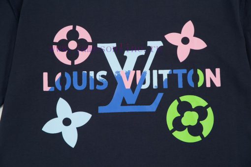 LOUIS VUITTON Louis Vuitton 23ss Color Gradient Graffiti Pattern Logo Printed Gold Classic Shor vt2gdx9s - Image 6