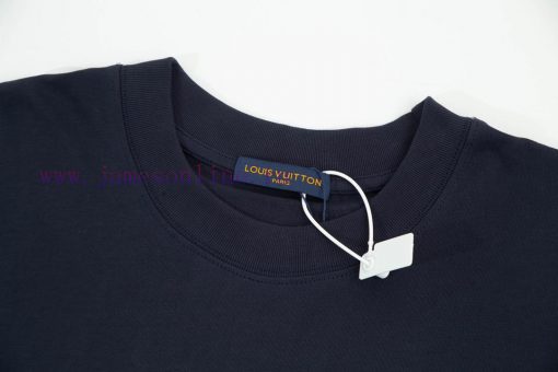 LOUIS VUITTON Louis Vuitton 23ss Planet Falling Pattern Logo Printed Gold Classic Short Sleeve yxv1tuot - Image 4