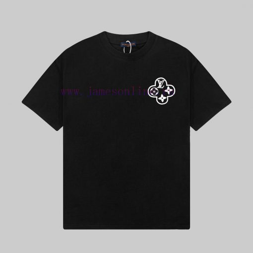 LOUIS VUITTON Louis Vuitton 23ss Front And Rear Pattern Chain Printed Short Sleeve T-shirtCusto 576ayzxw - Image 2