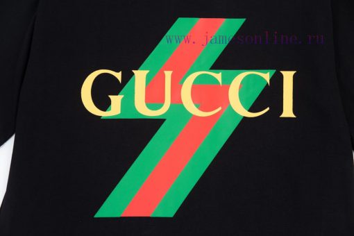 Gucci 23SS Spring/Summer Collection - Letter Logo Printed Short SleeveOriginal Fabric Official c4goh9fb - Image 6