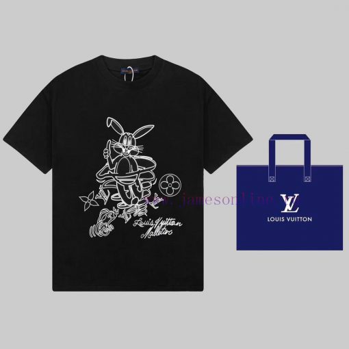 LOUIS VUITTON Louis Vuitton 23ss Rabbit Year Collection Pattern Front And Back Printed Gold Cla 7t24l6bu - Image 2