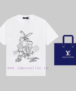 LOUIS VUITTON Louis Vuitton 23ss Rabbit Year Collection Pattern Front And Back Printed Gold Cla vh6d1gmz
