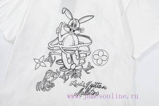 LOUIS VUITTON Louis Vuitton 23ss Rabbit Year Collection Pattern Front And Back Printed Gold Cla vh6d1gmz - Image 6