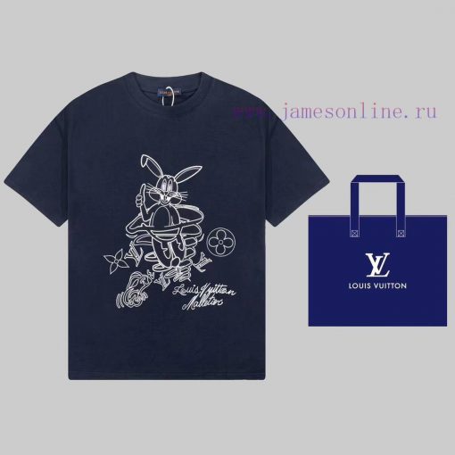 LOUIS VUITTON Louis Vuitton 23ss Rabbit Year Collection Pattern Front And Back Printed Gold Cla kpbj2lxo