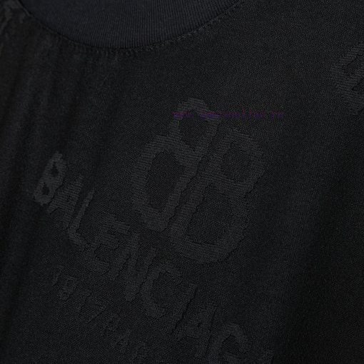 Balenciaga Balenciaga Spring And Summer Fabric Jacquard Short Sleeved T-shirt The Fabric Is Com d0tpk9ou - Image 10