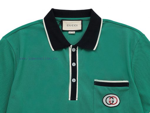 GUCCI Double G-letter Embroidered Cross Color CollarUpgraded Inspired By Retro 80sOriginal Fabr yc4b6e6c - Image 4