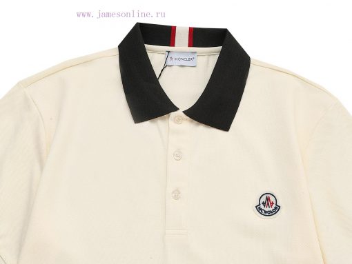 MONCLER Mouthed Cross Color Patchwork CollarUpgraded Inspired By Retro 80sOriginal Fabric Offic 2wcectyw - Image 4