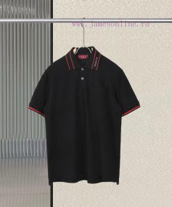 R-9546 Gucci 2025SS Collar Polo ShirtAvailable On The GUCCI Official Website The Collar And Cuf eb9nw0d5