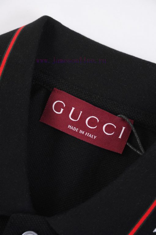 R-9546 Gucci 2025SS Collar Polo ShirtAvailable On The GUCCI Official Website The Collar And Cuf eb9nw0d5 - Image 4