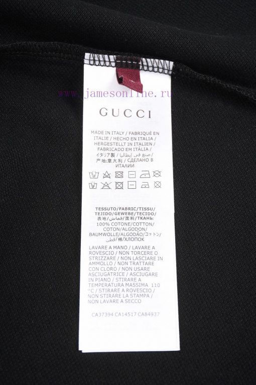 R-9545 Gucci 2025SS Collar Polo ShirtAvailable On The GUCCI Official Website Featuring A Black fxe0vi9g - Image 12